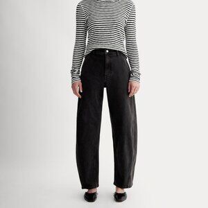 Everlane Women's Way-High® Twist Curve Jean in Washed Black, Size 27